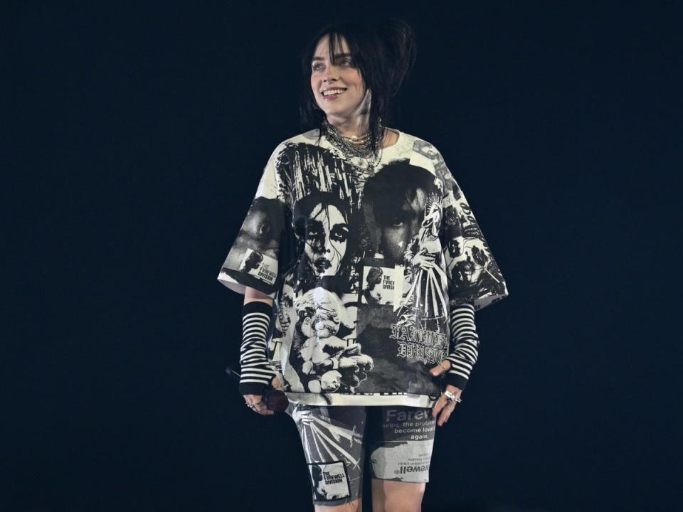 London’s O2 Arena is going completely vegan for Billie Eilish’s tour (Shirlaine Forrest/Getty Images for Live Nation UK)