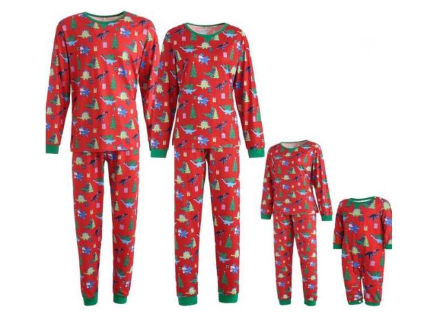  Rocky Christmas Reindeer Thermal Underwear - Pajamas Sets  For Full Family