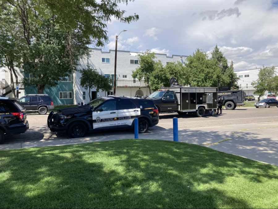 Pueblo Police and SWAT at a home