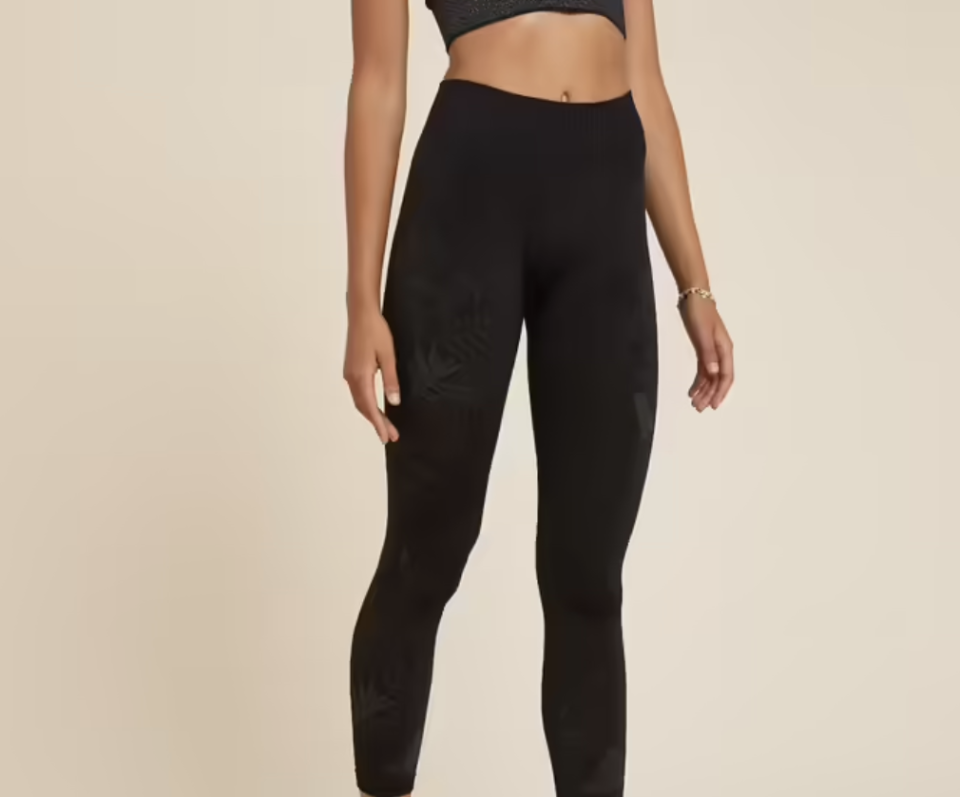 A photo of women's yoga leggings.