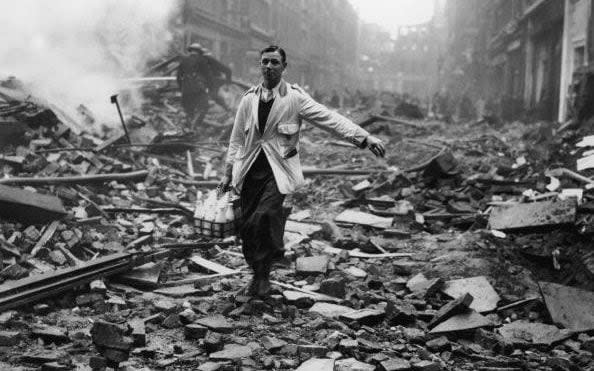 London after the Blitz needed morale support - Hulton