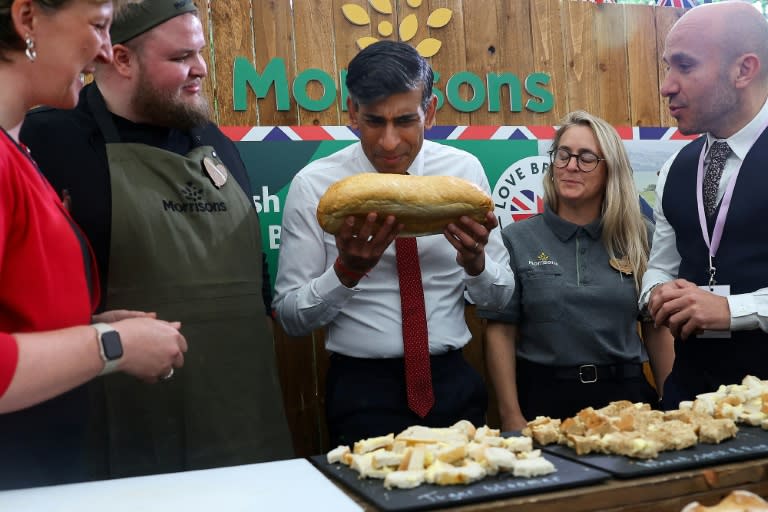 UK Prime Minister Rishi Sunak hosted a food summit in Downing Street, London on May 14, 2024 (Toby Melville)