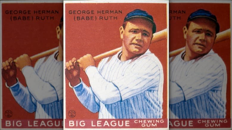 1933 Goudey Babe Ruth card