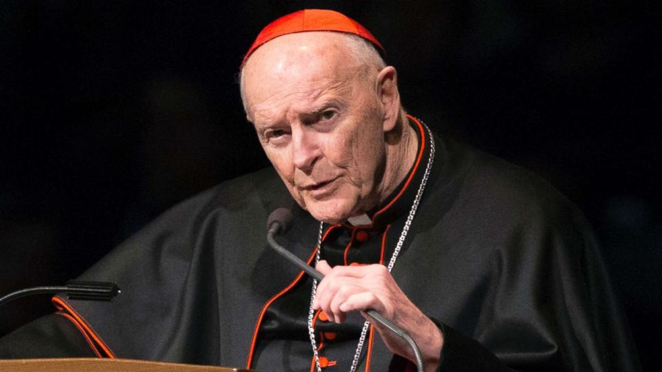 PHOTO: In this March 4, 2015 file photo Cardinal Theodore Edgar McCarrick speaks during a memorial service in South Bend, Ind. (Robert Franklin/South Bend Tribune via AP, FILE)