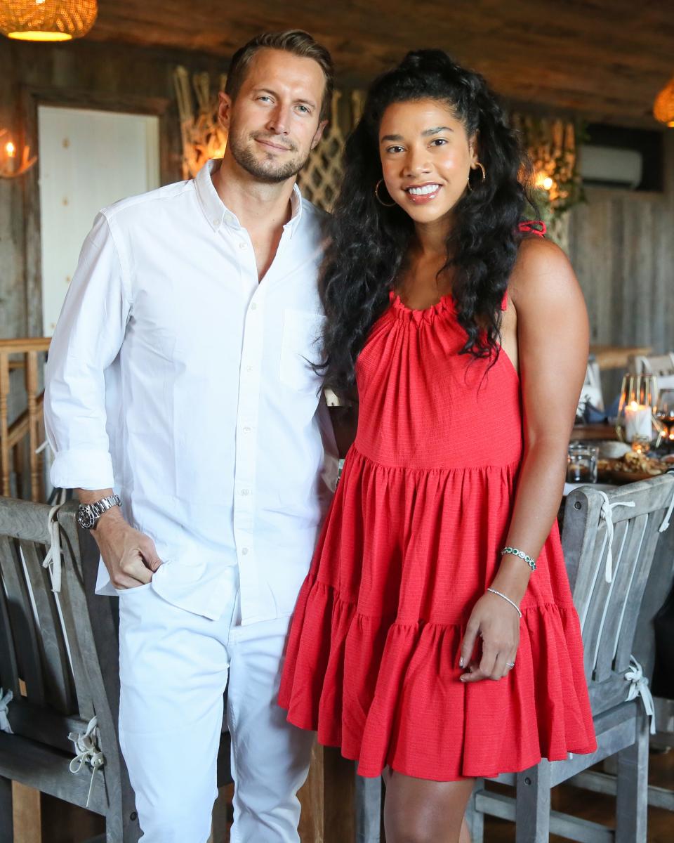 Brendan Fallis and Hannah Bronfman