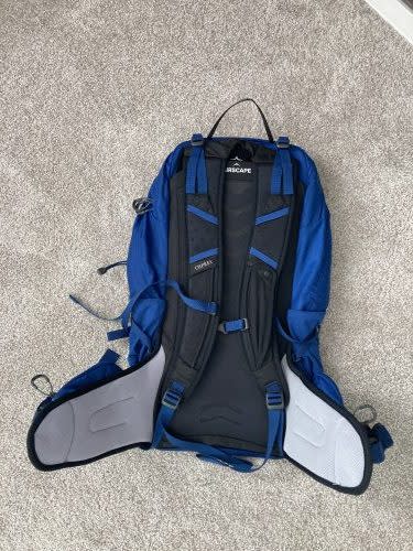 Back of backpack, Osprey Talon Earth Review