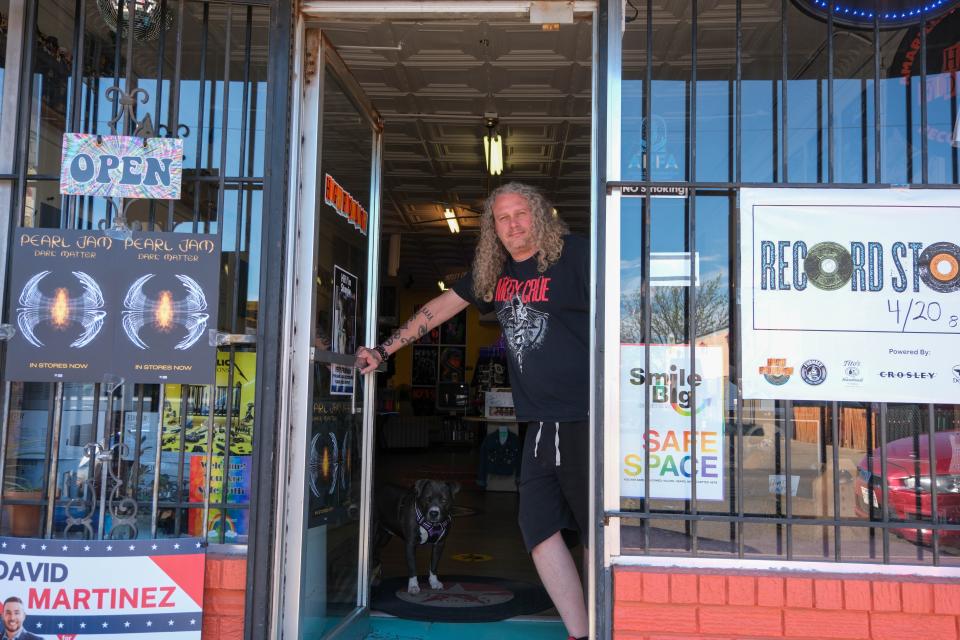 Ray Wilson, owner High Fidelity record store, talks about Record Store Day on Tuesday at his business on Sixth Avenue located on the Historic Route 66 in Amarillo.