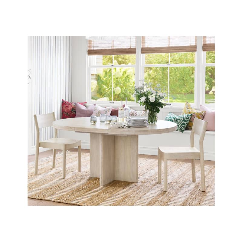 Cayman Round Pedestal Extending Dining Table