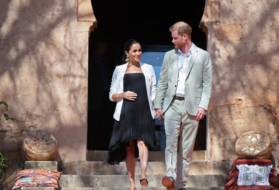 Meghan Markle and Prince Harry have been tight lipped about the details surrounding the birth of their first child. (AFP/Getty Images)