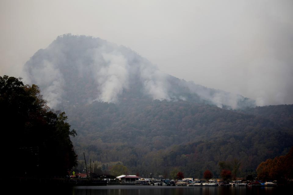 Drought and arson ignite wildfires across the Southeast