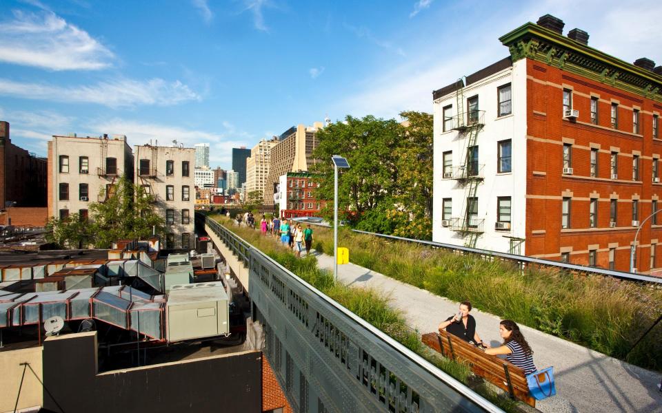 The New York High Line opened in 2009 - Getty