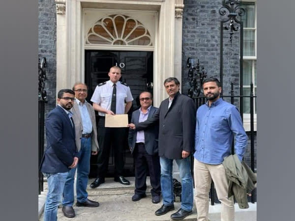 SBF Members handing the petition over to the UK Prime Minister Boris Johnson. (Facebook/SBF)
