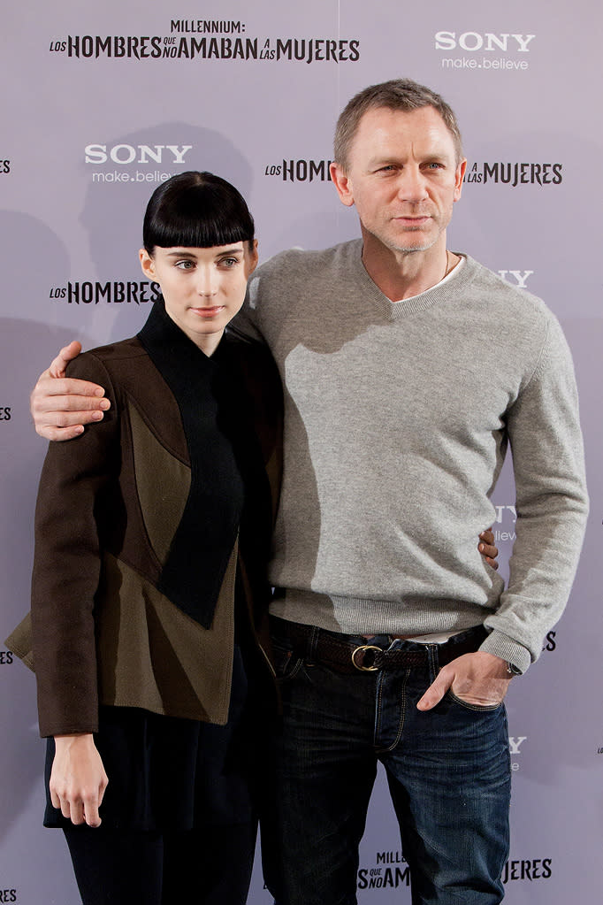 The Girl with the Dragon Tattoo 2012 Madrid Premiere