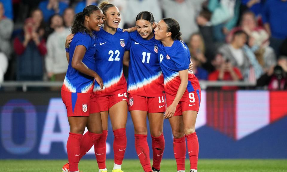 <span>Jaedyn Shaw became the first USWNT player in history to score five goals in her first five career starts. </span><span>Photograph: Brad Smith/ISI Photos/USSF/Getty Images for USSF</span>