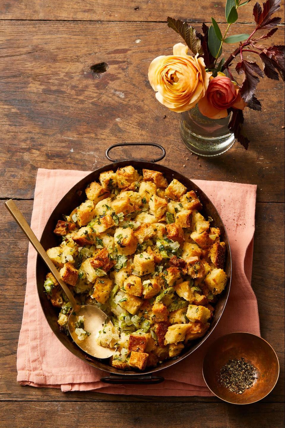 <p>You'll want to make space on the table for this show-stopping Thanksgiving side dish.</p><p><em><a href="https://www.goodhousekeeping.com/food-recipes/a5166/traditional-bread-stuffing-herbs-1473/" rel="nofollow noopener" target="_blank" data-ylk="slk:Get the recipe for Best-Ever Herby Turkey Stuffing »;elm:context_link;itc:0;sec:content-canvas" class="link ">Get the recipe for Best-Ever Herby Turkey Stuffing »</a></em></p>