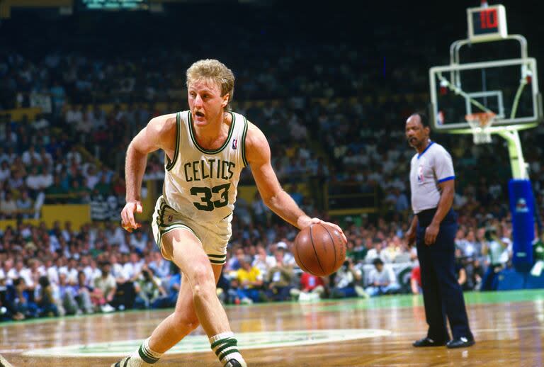 Larry Bird fue el artífice de los tres anillos que ganó Boston Celtics en la década del 80