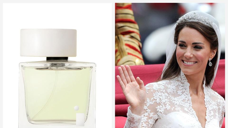 The Duchess of Cambridge wore Illuminum White Gardenia Petals perfume to marry Prince William in 2011. 