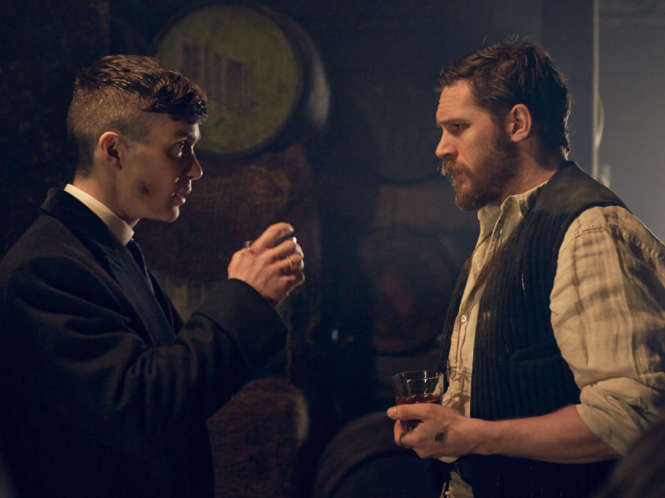 Tom Hardy stars with Cillian Murphy in Peaky Blinders II: BBC