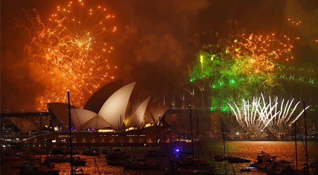 Sydney welcomed 2018 with an impressive firework display. Source: AAP