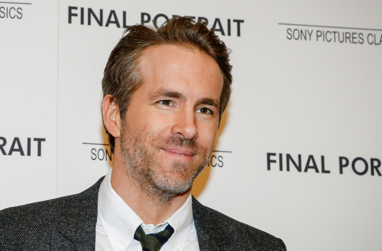 Actor Ryan Reynolds arrives for a special screening of 'Final Portrait' in New York, U.S., March 22, 2018. REUTERS/Brendan McDermid