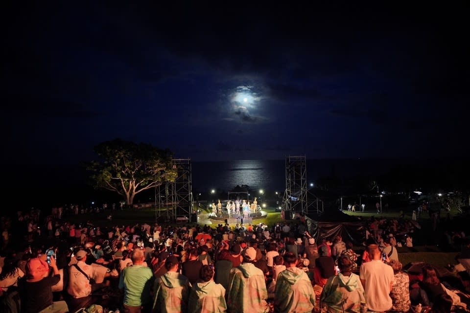 今年首場「月光．海音樂會」吸引近3000名遊客參與。