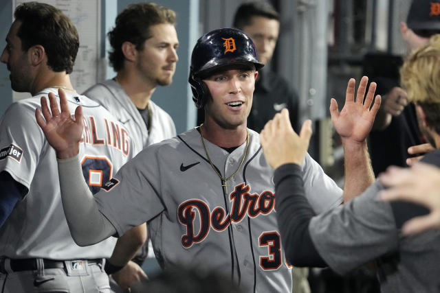 Matt Vierling hits a grand slam as Reese Olson pitches the Tigers past the  Reds 8-2