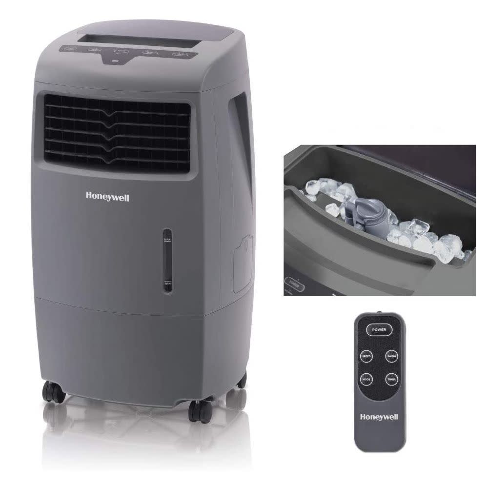 <p><a href="https://www.amazon.com/Honeywell-Portable-Evaporative-Humidifier-CO25AE/dp/B008UHXXBI/?tag=syn-yahoo-20&ascsubtag=%5Bartid%7C10060.g.36530152%5Bsrc%7Cyahoo-us" rel="nofollow noopener" target="_blank" data-ylk="slk:Shop Now;elm:context_link;itc:0;sec:content-canvas" class="link rapid-noclick-resp">Shop Now</a></p><p>500 CFM Indoor Outdoor Portable Evaporative Cooler </p><p>$329.99</p><p>amazon.com</p>