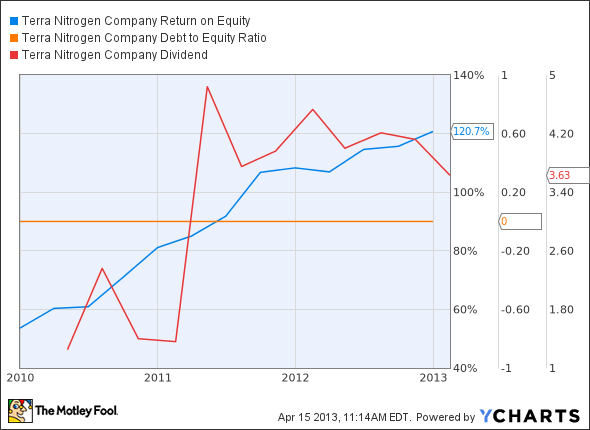 TNH Return on Equity Chart