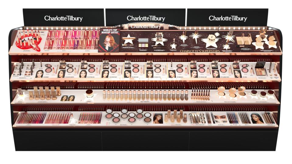 What Charlotte's display will look like in Sephora stores
