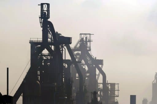 Blast furnaces at Florange, in the eastern Lorraine region of France, in October. French Prime Minister Jean-Marc Ayrault announced a deal with steel giant ArcelorMittal which he said saved part of a massive plant that had been threatened with closure