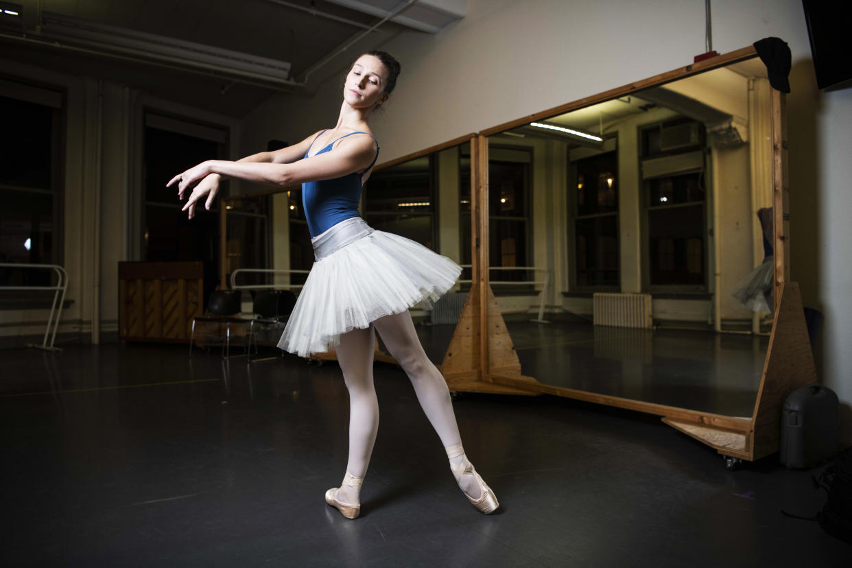 Ballet dancer Devon Teuscher poses for portraits in New York on Oct. 24. (Photo: Damon Dahlen/HuffPost)