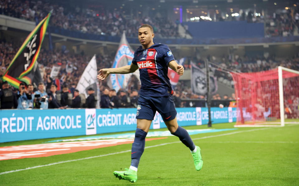 Kylian Mbappé。(Photo by Xavier Laine/Getty Images)