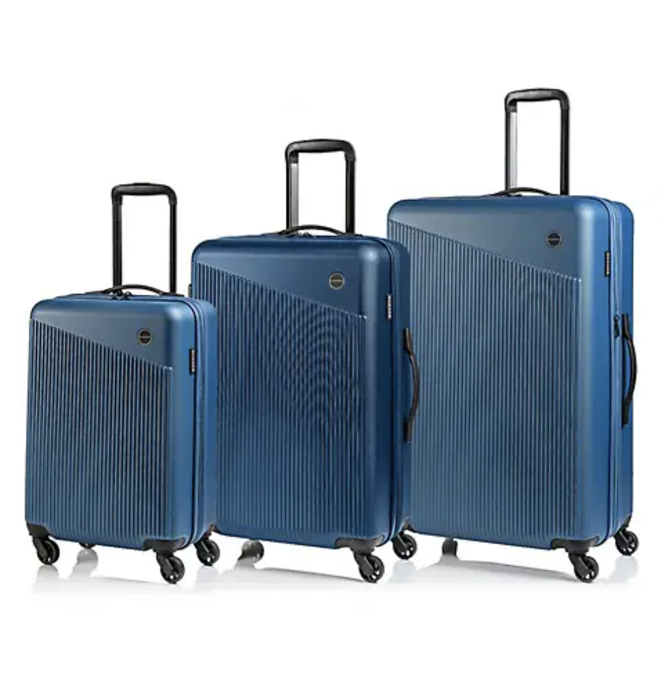 Champs Aspen Collection Light-weight Abs Hardcase 3 Piece Spinner Set (photo via The Bay)