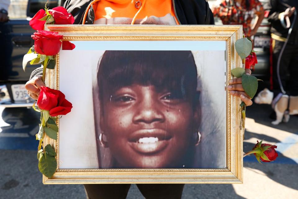 Latasha Harlins was shot dead by a Korean liquor store owner (Los Angeles Times via Getty Images)