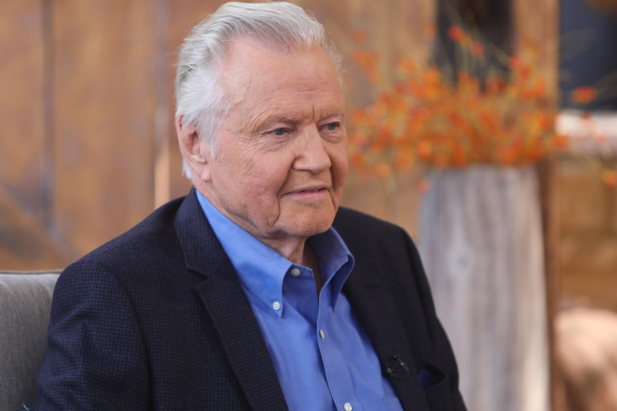 Actor Jon Voight showed support for President Trump in a new Twitter video. (Photo:  Paul Archuleta/Getty Images)