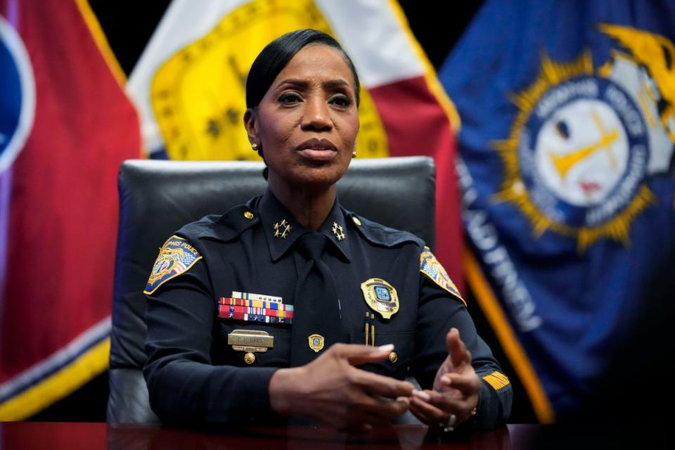Memphis Police Chief Cerelyn Davis (Associated Press)