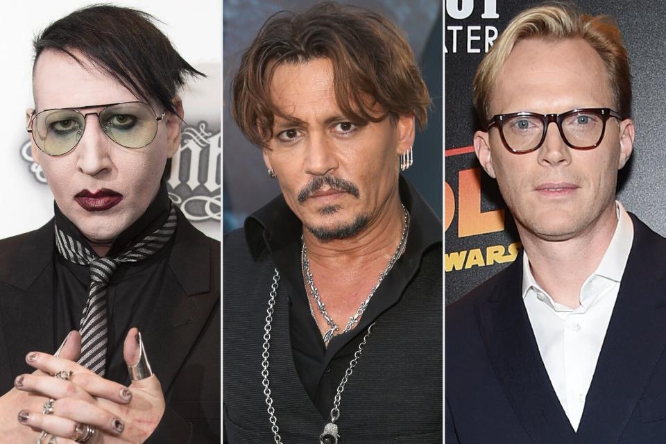 Marilyn Manson, Johnny Depp, Paul Bettany