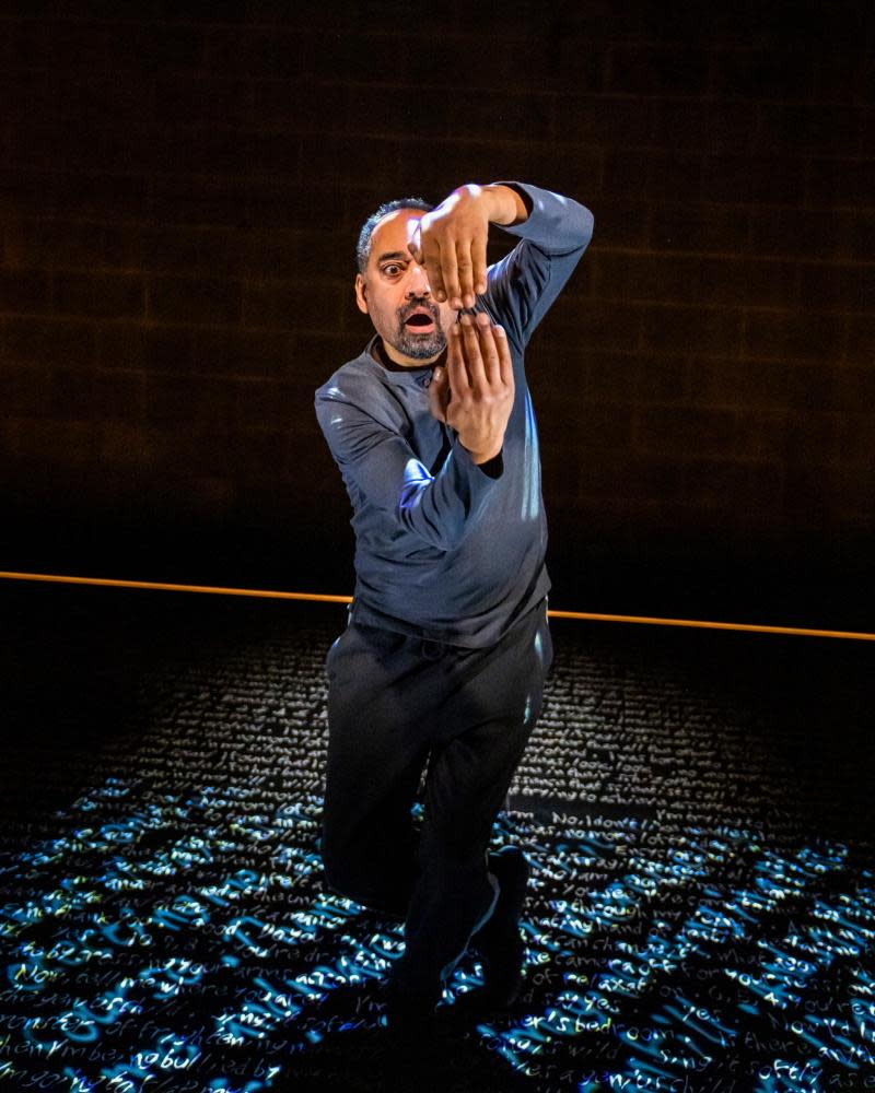 Anthony Ofoegbu as Fidel in Conundrum at the Young Vic.