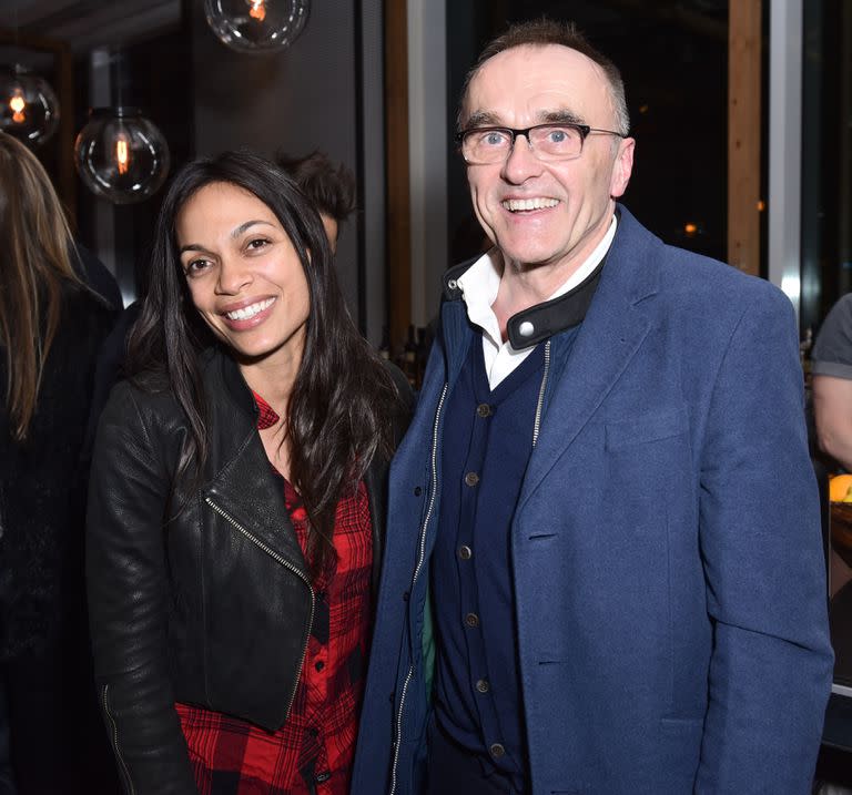 Rosario Dawson y Danny Boyle reconvirtieron su romance en una sentida amistad