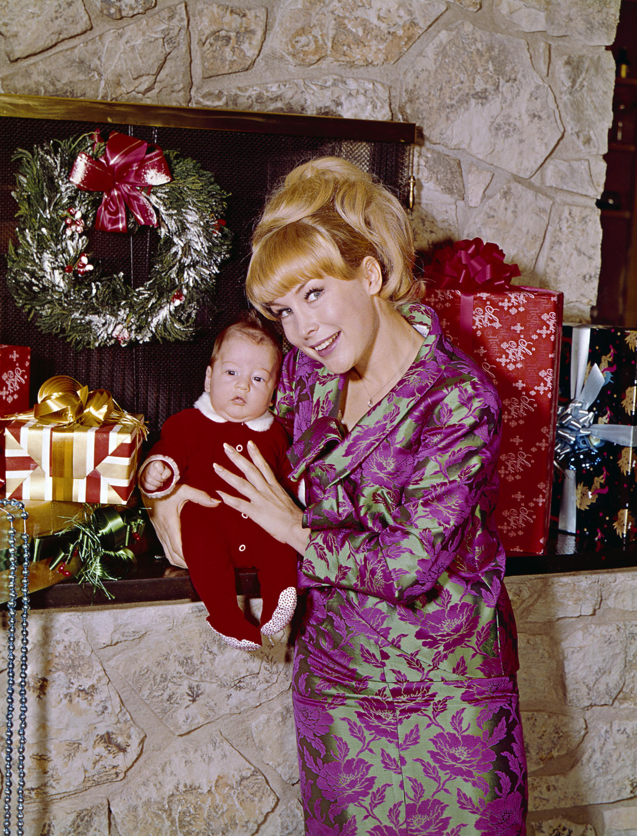 Barbara Eden with son Matthew Michael Ansara. (NBC)