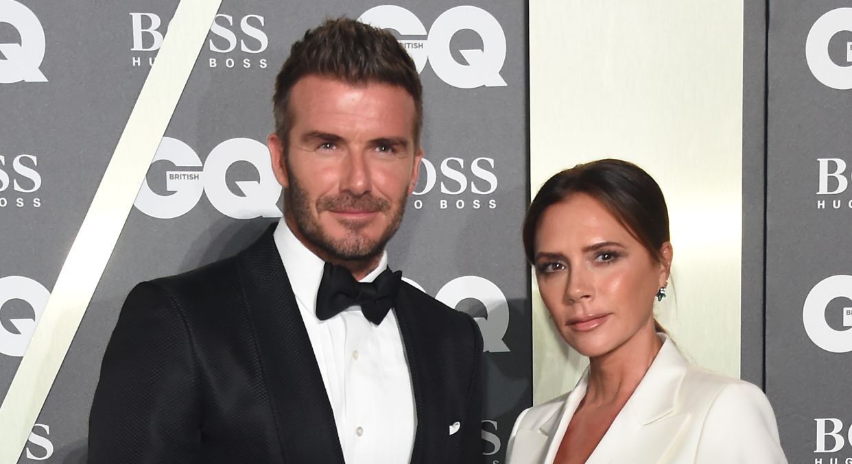 Victoria and David Beckham keep a number of beehives in their country garden. (Getty Images)