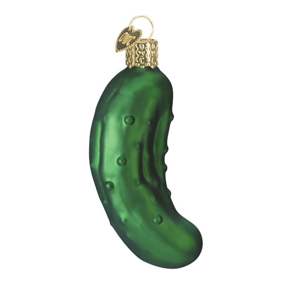 8) Old World Christmas Pickle Glass Blown Ornament