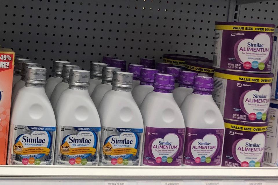 Don't expect to find fully-stocked shelves of baby formula for several months.