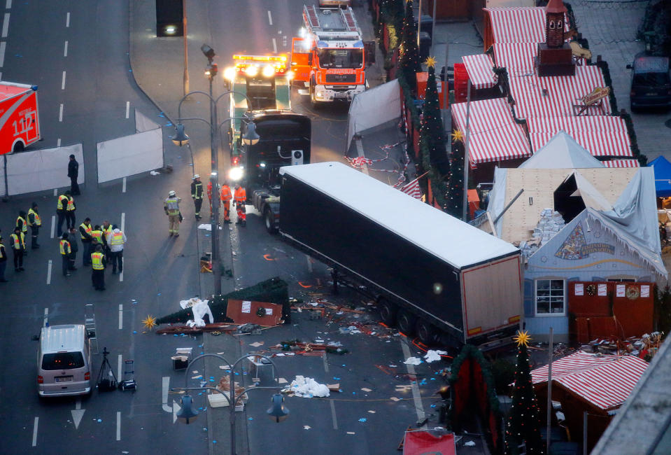 Truck attack at Berlin Christmas market