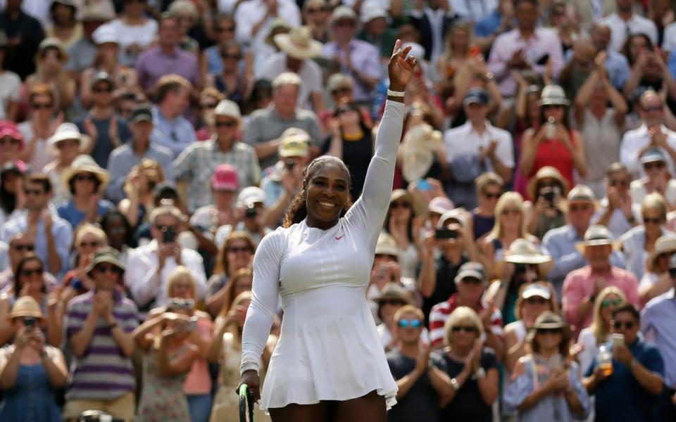 Serena Williams has reached her 30th grand slam final with victory over Julia Goerges - AP