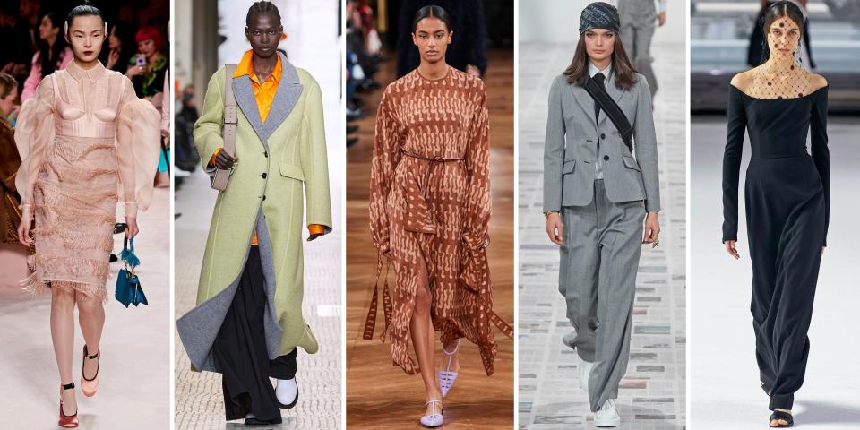 <p class="body-dropcap">Based on the fall runways, the season's fashion palette is painted in essential neutrals, soft pinks, and gradients of gray, as well as the tried-and-true: head-to-toe black. Wearable and chic, these colors are set to dominate the spectrum come September. Now is the perfect time to take inspiration and update your wardrobe with the classic pieces we've curated ahead. </p><p class="body-text">Shop statement coats, everyday accessories, and cold-weather must-haves ideal for the forthcoming falling temperatures, and remember: Less is more this season, and investing in practical wardrobe essentials is just good sense. </p><hr>