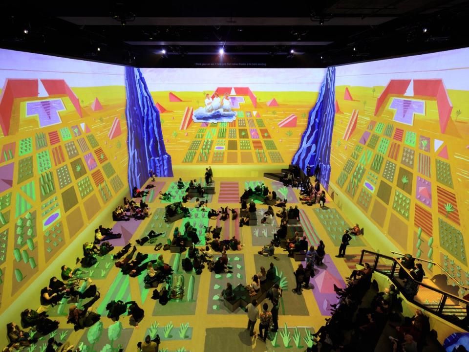 An ever-changing barrage of colour: David Hockney’s immersive art show in London (Justin Sutcliffe)