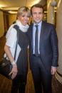 <p>In a grey and white top with leather pants and a silk scarf posing with her husband prior to the 32nd annual dinner of the Jewish Institutions Representative Council. </p>