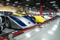 <p>Nissan's history in prototypes dates way, way back. That yellow car is the Nissan R382, running the company's first V-12 back in 1969.</p>