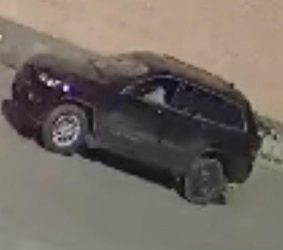 PHOTO: Denver police released a photo of an SUV suspected to have been used in the theft of bronze artwork from the 'I Have a Dream' (Denver Police Department)